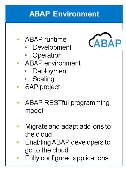 ABAP enviroment